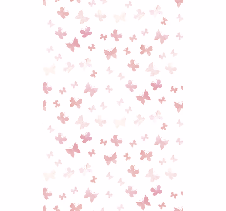 Store enrouleur pour chambre enfant papillons roses - TenStickers