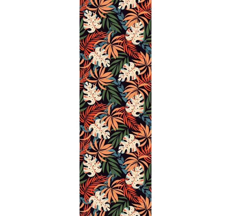 Store enrouleur bureaux plantes tropicales fièvre jungle - TenStickers