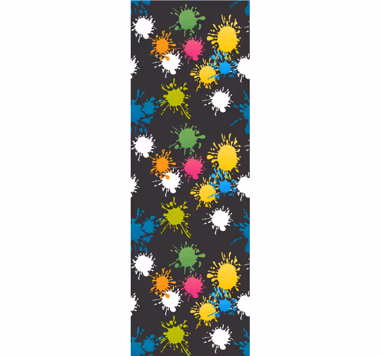 Store enrouleur pour chambre ado fête des couleurs - TenStickers