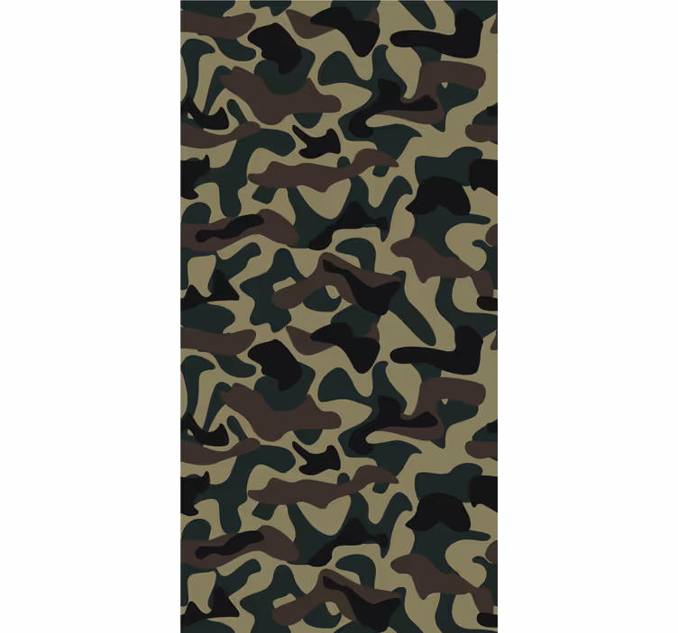Store enrouleur pour chambre ado motif militaire - TenStickers