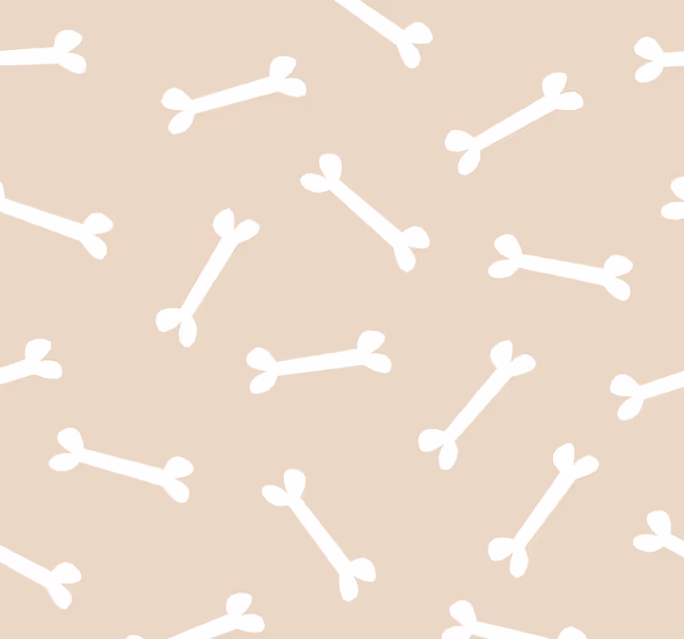 Store enrouleur pour chambre ado motifs os de chien beige - TenStickers