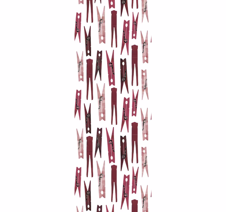 Store enrouleur moderne motif pinces à linge - TenStickers
