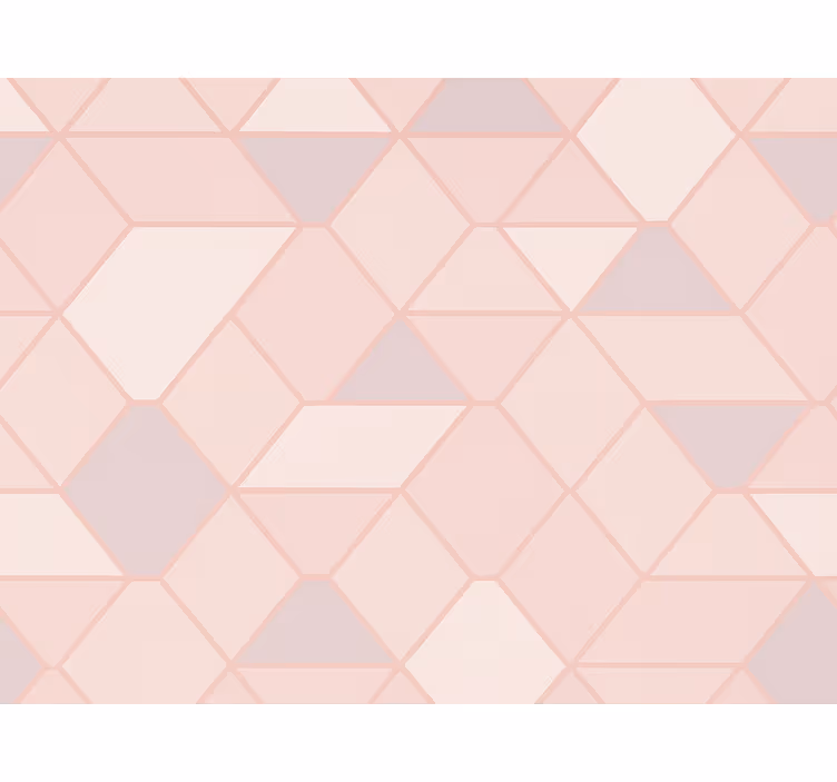 Store enrouleur rose figures abstraites modernes pink - TenStickers
