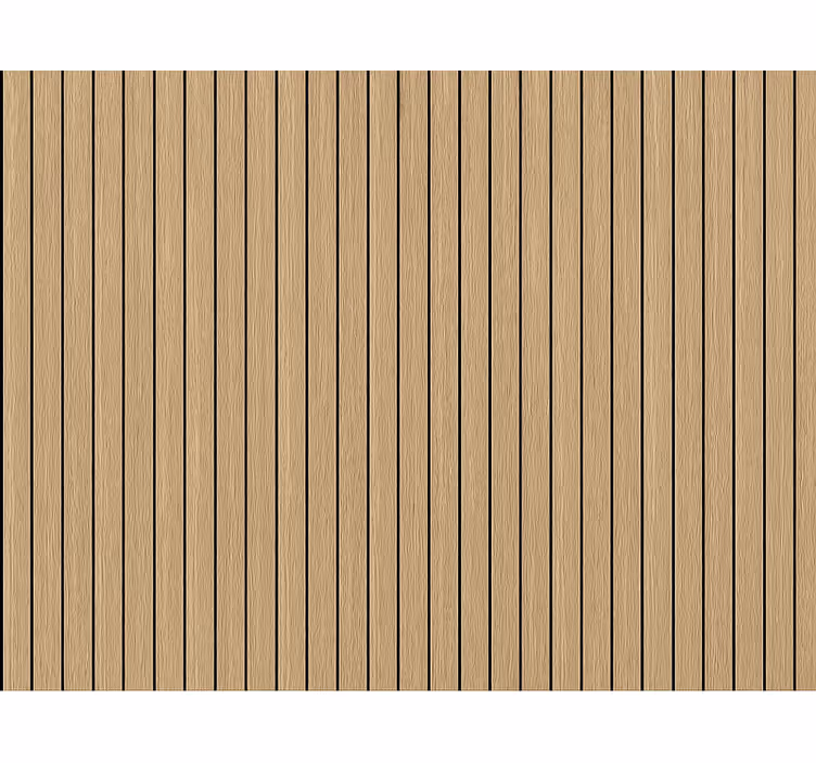 Store enrouleur élégant à lames verticales en bois - TenStickers