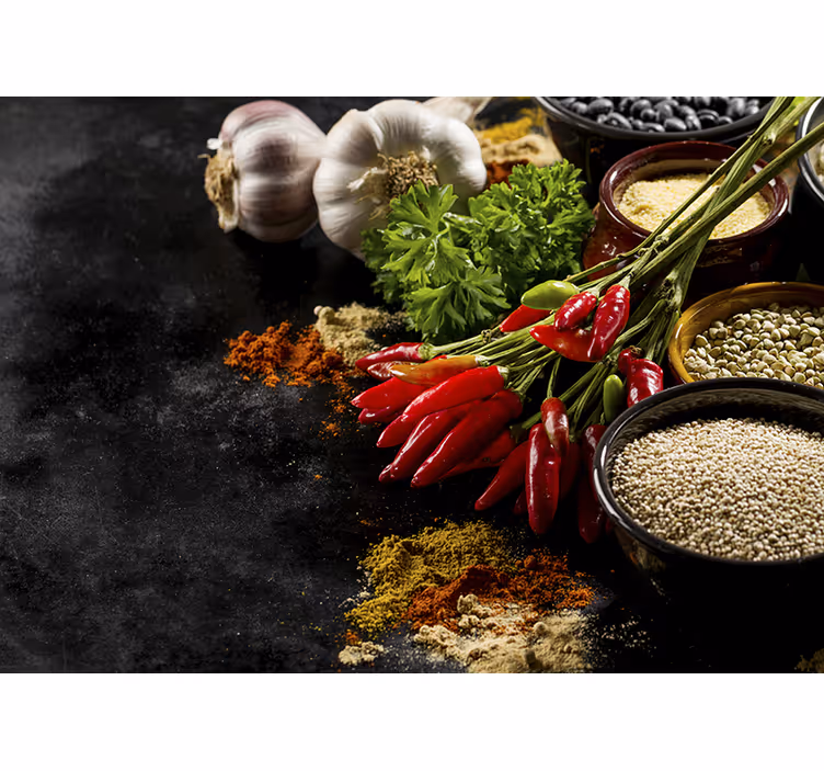 Store enrouleur cuisine épices en cuisine - TenStickers