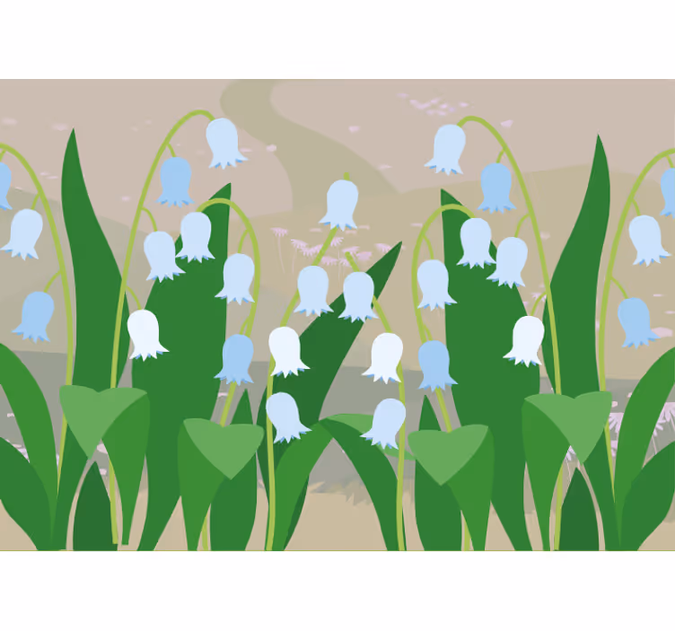 Store enrouleur cuisine paysage de perce-neige printemps - TenStickers