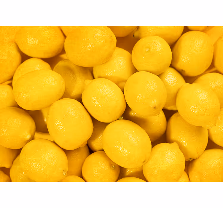 Store enrouleur jaune citrons - TenStickers