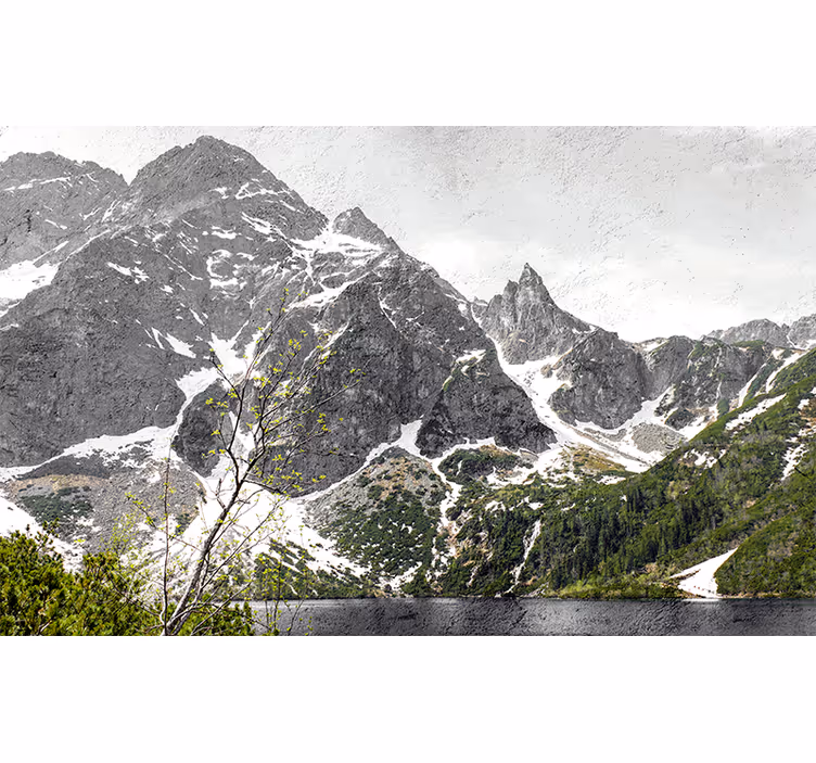 Store enrouleur salon montagne polonaise zakopane - TenStickers