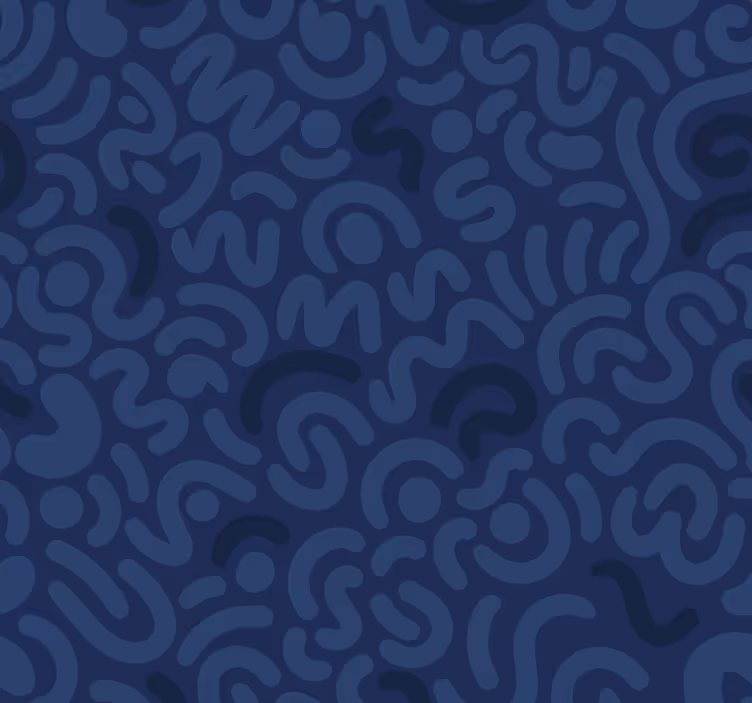 Store enrouleur bleu motif abstrait bleu marine - TenStickers