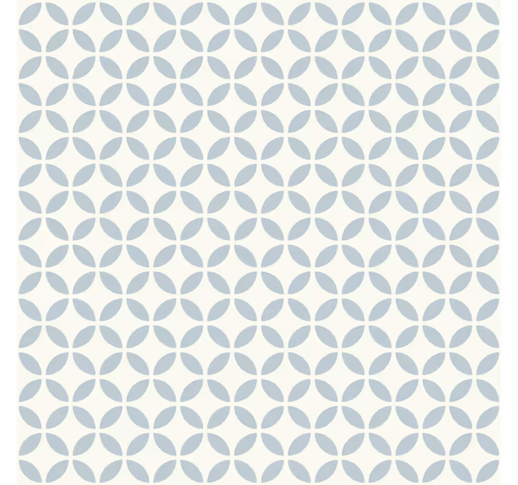 Store enrouleur bleu à motif circulaire - TenStickers