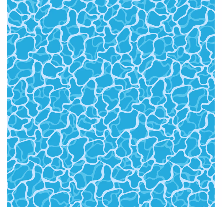 Store enrouleur bleu motifs abstraits fluides - TenStickers