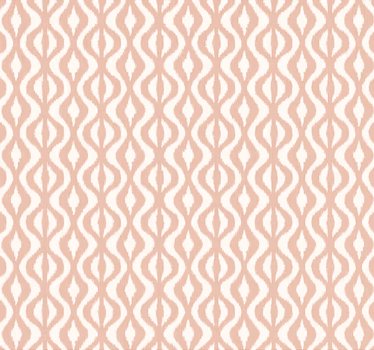 Store enrouleur moderne rose poussin ikat géométrique - TenStickers