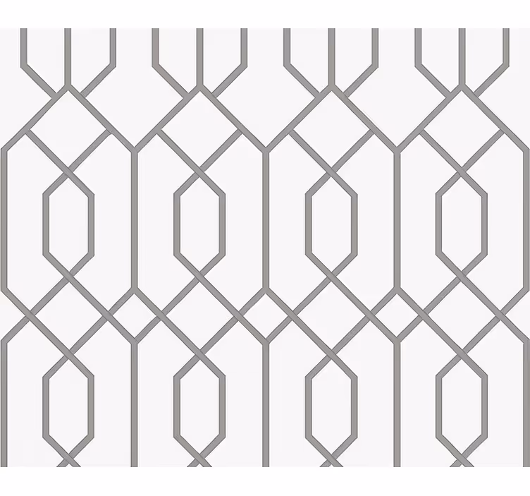 Store enrouleur moderne géométrique gris - TenStickers