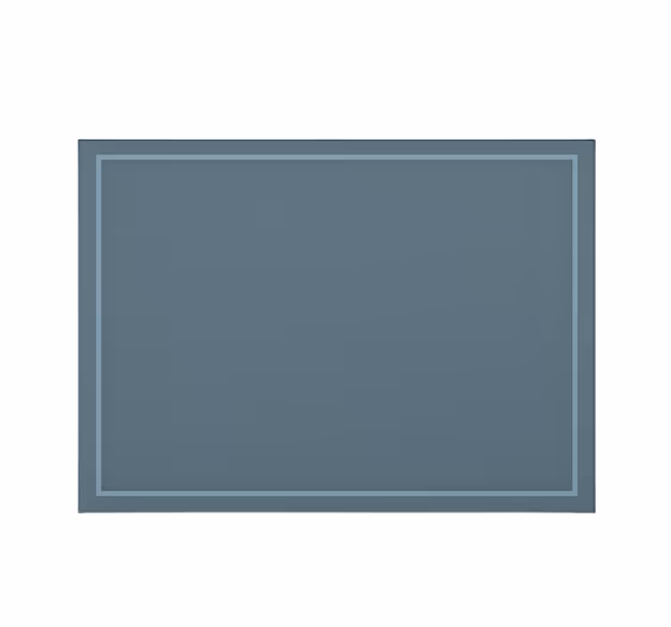 Store enrouleur bleu design à bordure simple - TenStickers