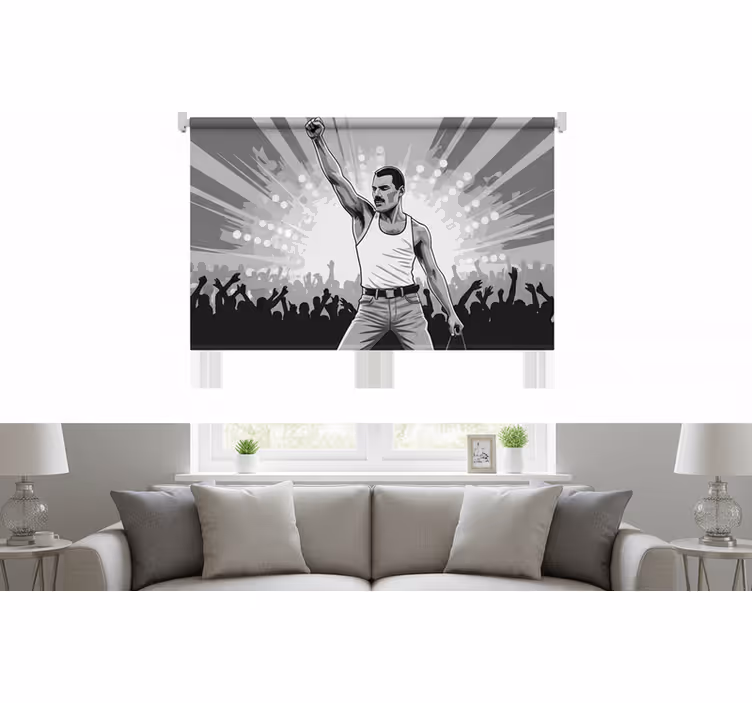 Store enrouleur salon freddie à wembley - TenStickers