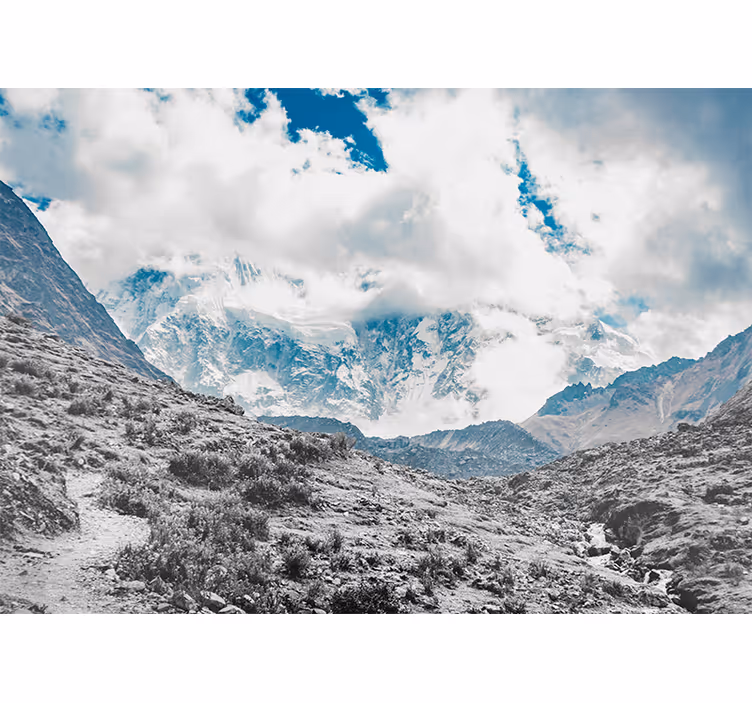 Store enrouleur salon col de salkantay enneigé - TenStickers