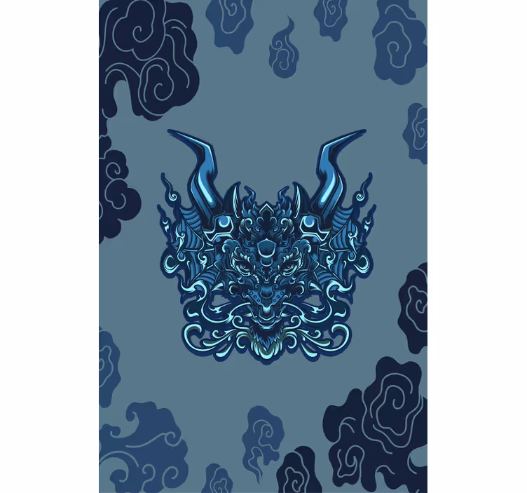 Store enrouleur salon dragon mythique - TenStickers