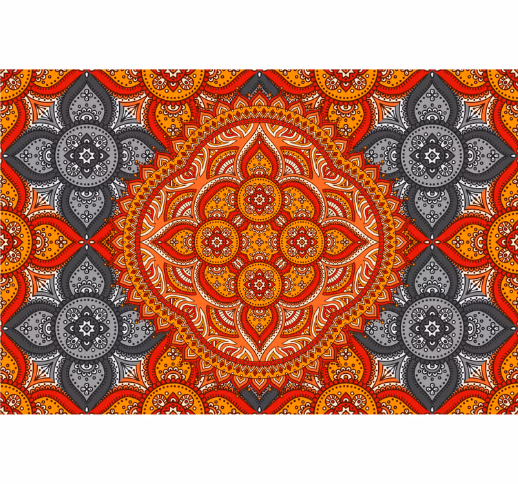 Store enrouleur salon art mandala par henna - TenStickers
