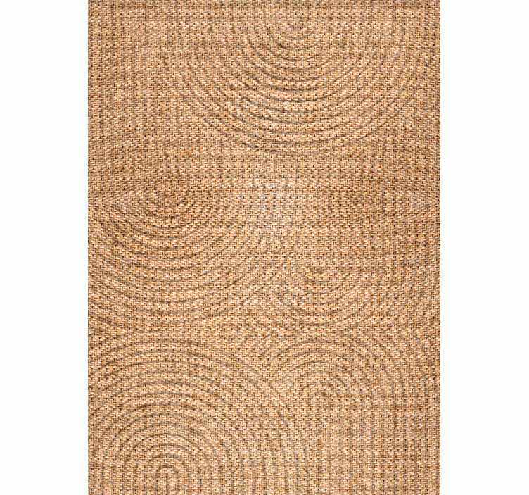 Store enrouleur beige effet tissu arqué - TenStickers