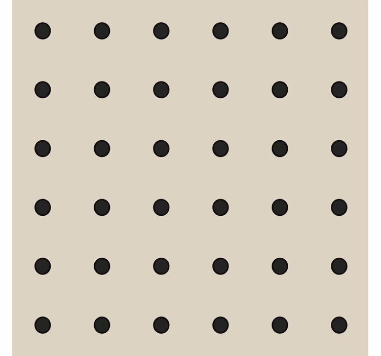 Store enrouleur beige à pois beiges - TenStickers