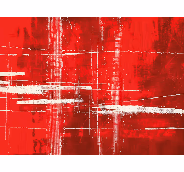 Store enrouleur chambre motif lignes modernes - TenStickers