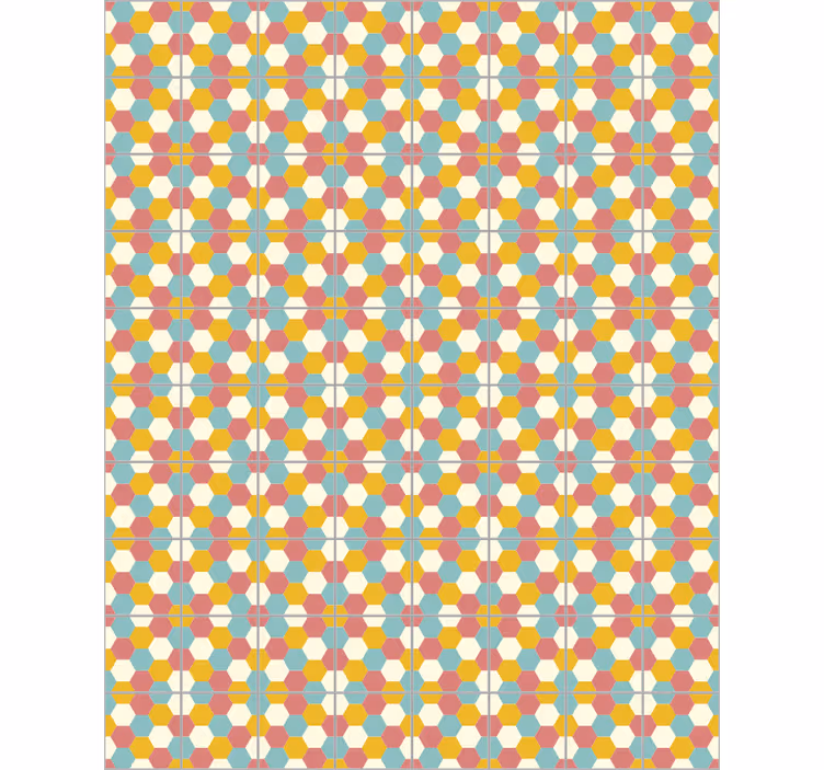 Store enrouleur chambre design géométrique - TenStickers