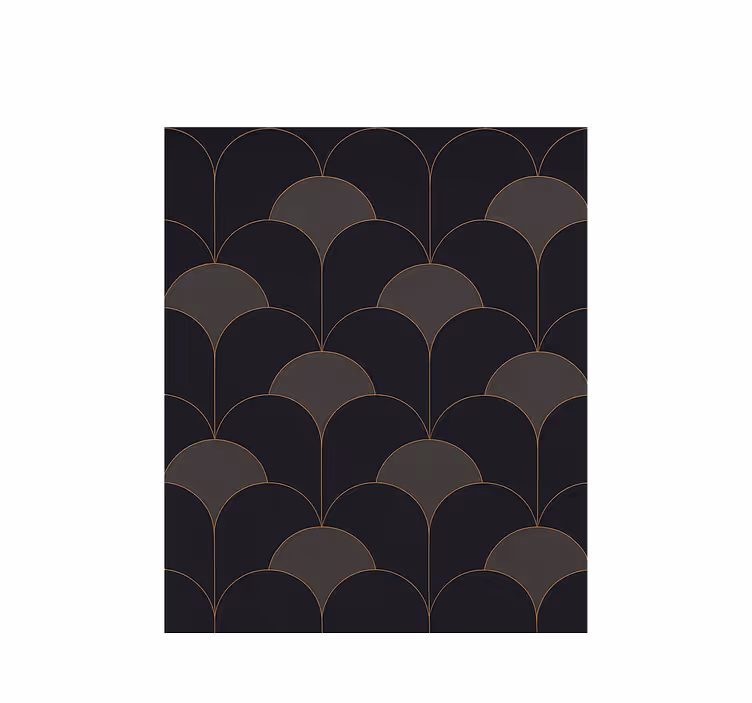 Store à enrouleur vintage design d'arches 1920 - TenStickers
