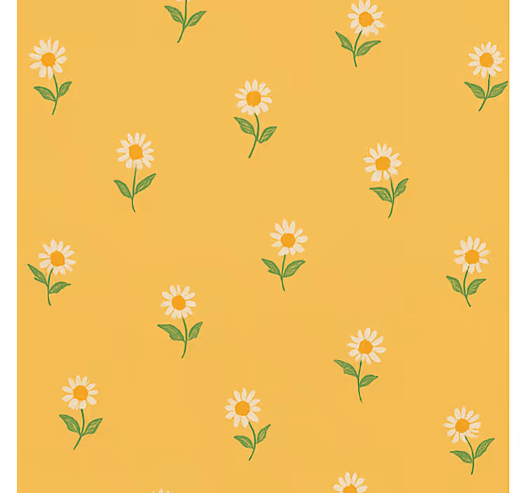 Store à enrouleur vintage design nursery marguerites 1940 - TenStickers