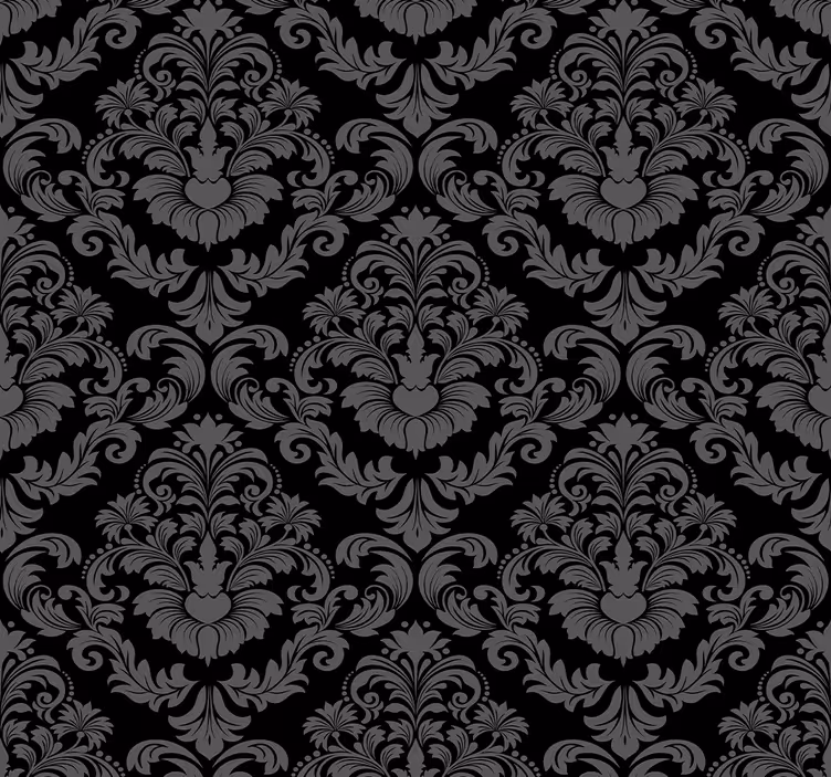 Store à enrouleur vintage design floral luxueux - TenStickers