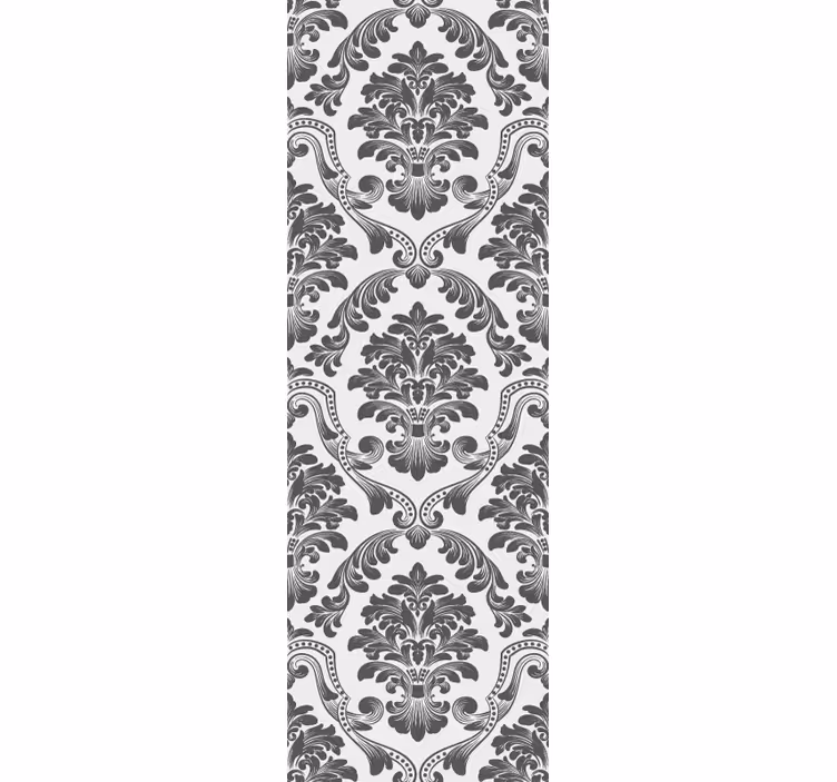 Store à enrouleur vintage motif floral classique - TenStickers