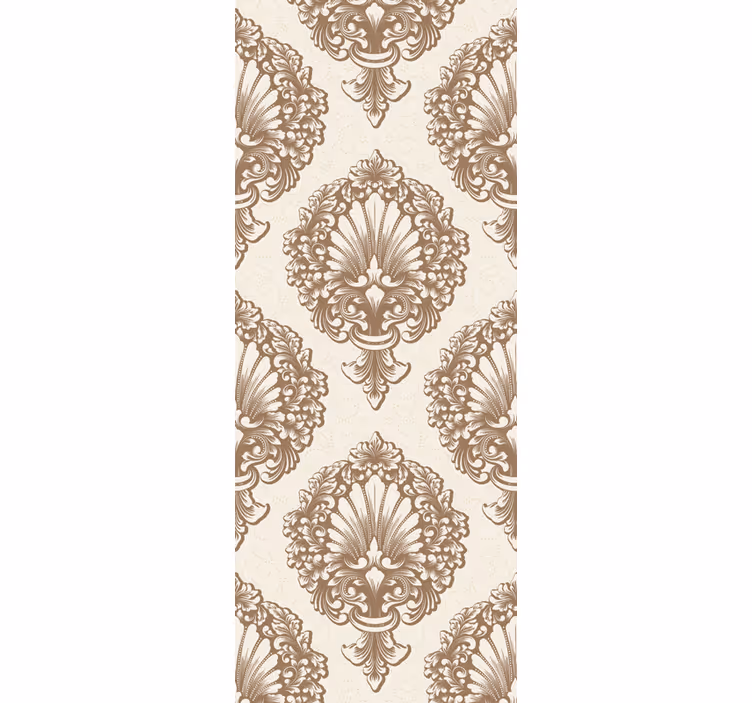 Store à enrouleur vintage motifs coquillages élégants - TenStickers