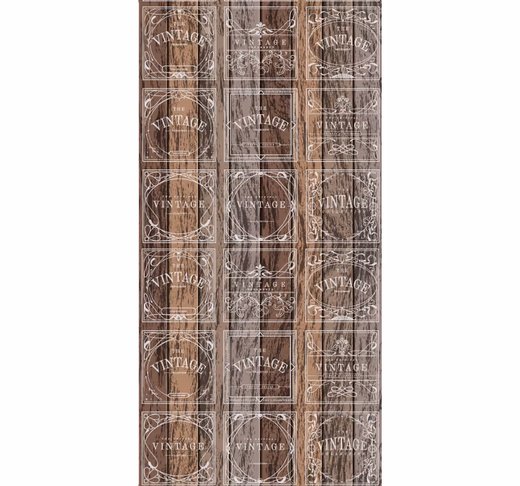 Store à enrouleur vintage fût estampé - TenStickers