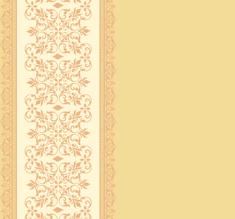 Store à enrouleur vintage design jaune vintage - TenStickers