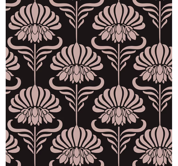 Store à enrouleur vintage motifs art nouveau - TenStickers