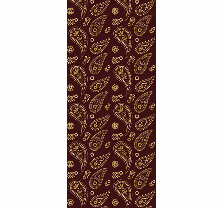 Store à enrouleur vintage motif indien classique - TenStickers
