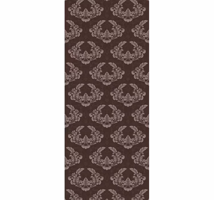 Store à enrouleur vintage motif damassé sans couture - TenStickers