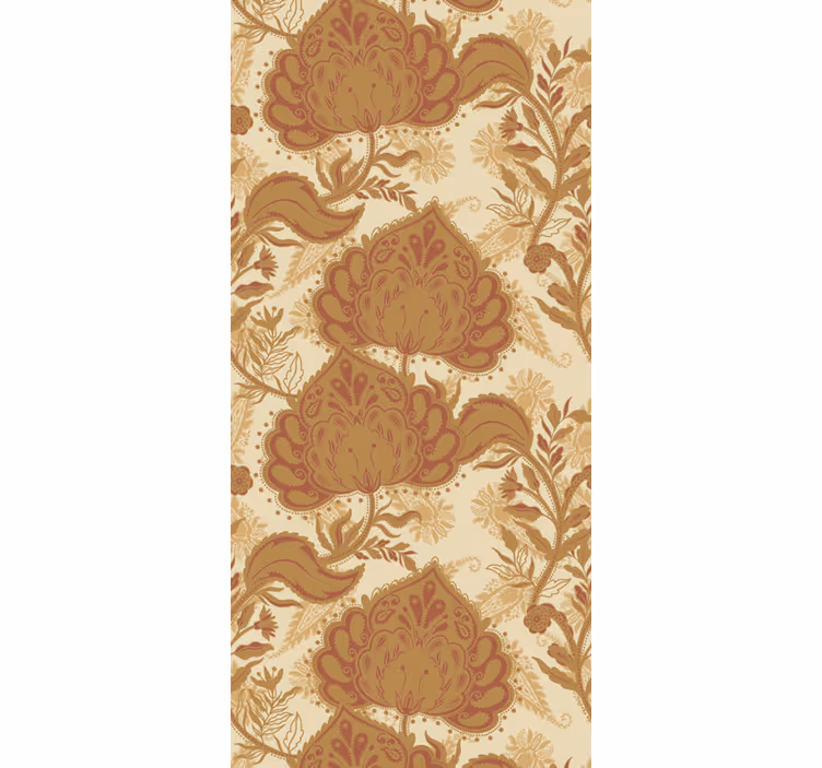 Store à enrouleur vintage style damassé floral - TenStickers