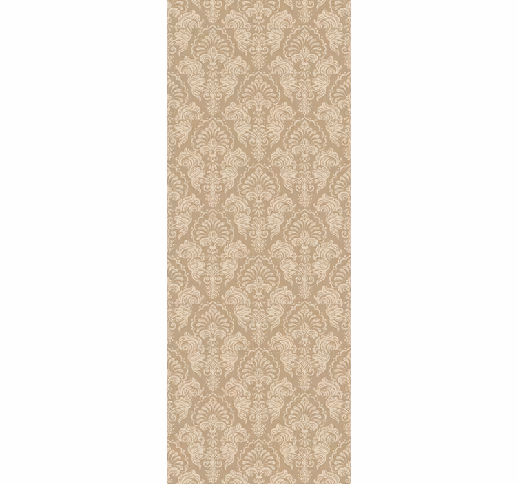 Store à enrouleur vintage style damassé beige - TenStickers
