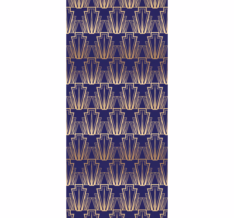 Store à enrouleur vintage motif décoratif doré dégradé - TenStickers