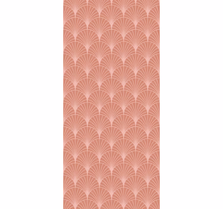 Store à enrouleur vintage motif palmiers dorés rose - TenStickers