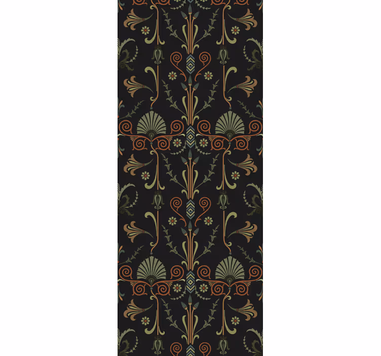 Store à enrouleur vintage tapisserie - TenStickers