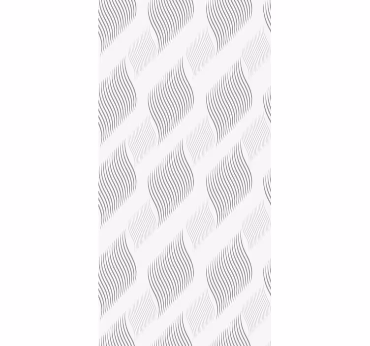 Store à enrouleur vintage motif rétro gris clair - TenStickers