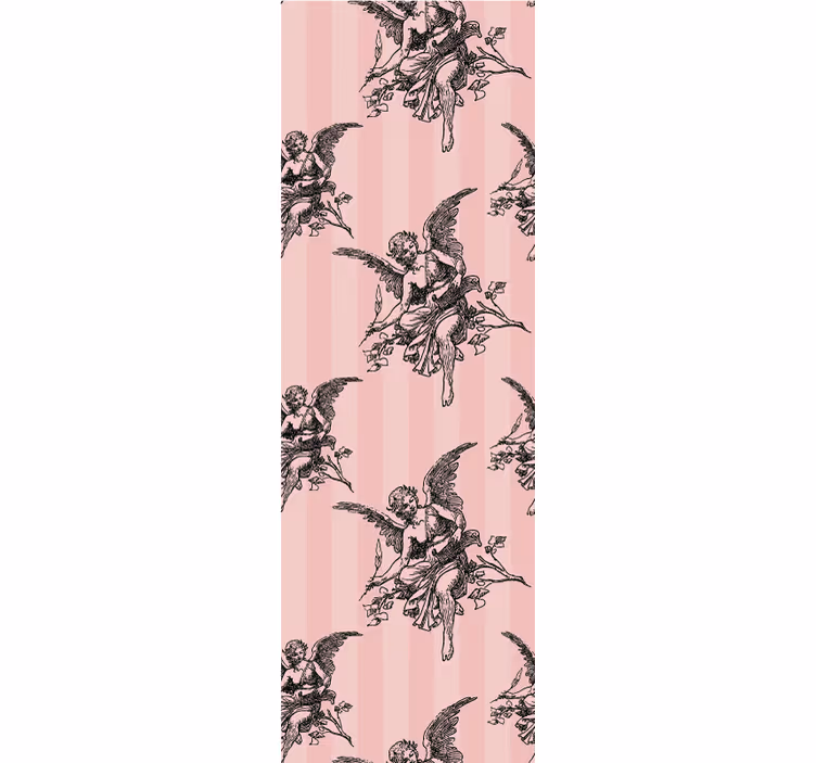 Store à enrouleur vintage motif toile de jouy - TenStickers