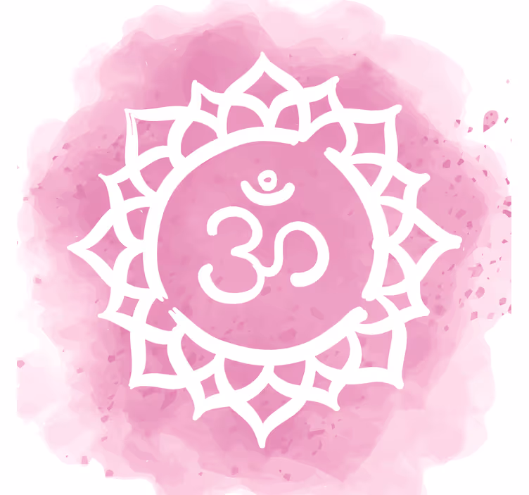 Store enrouleur salon symbole magnifique du chakra couronne - TenStickers