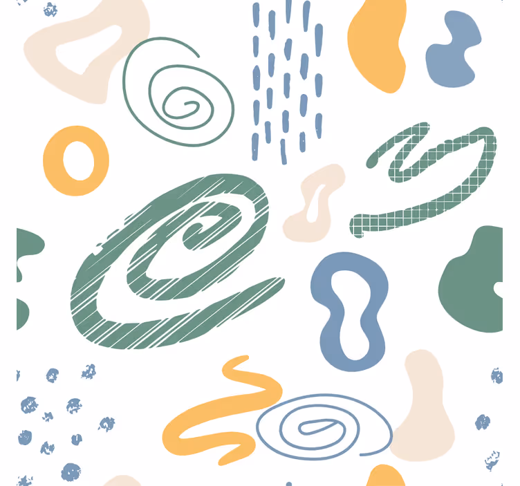Store enrouleur salon motif textures peintes minimalistes - TenStickers