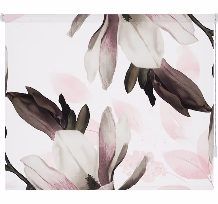 Store enrouleur salon style floral glamour - TenStickers