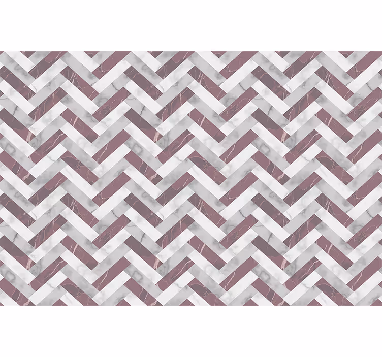 Store enrouleur salon motif style mid-century - TenStickers