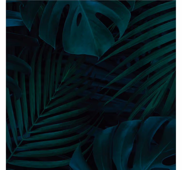 Store enrouleur salon feuillage et plantes - TenStickers