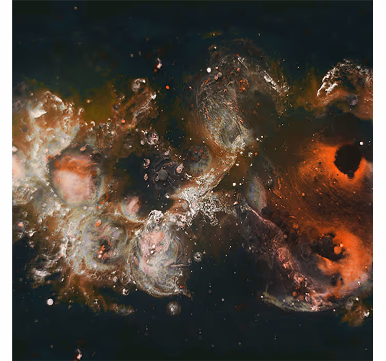 Store enrouleur salon vue magnifique galaxie milky way - TenStickers