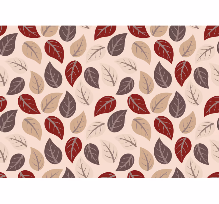 Store enrouleur chambre motif feuilles d'automne - TenStickers